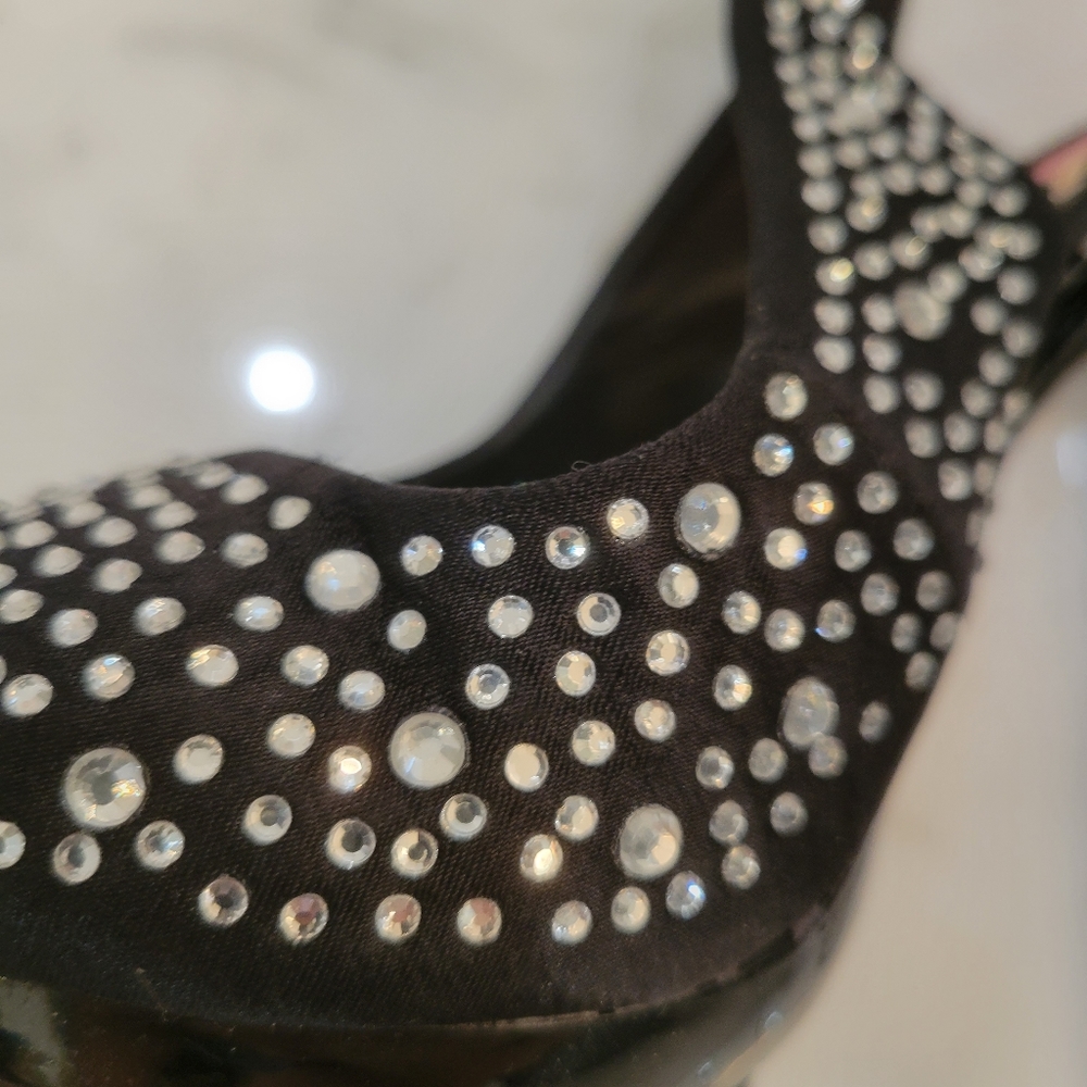 2 for $20 Frederick's rhinestone high heels - Picture 4 of 6